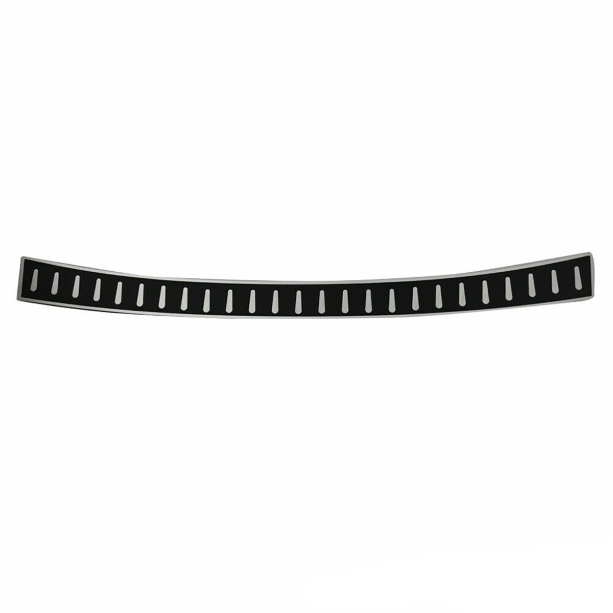 Subaru Outback Bumper Sill Cover - Rear - Omac - S.Steel + Carbon Foiled Gloss - Silver - 2015-2019